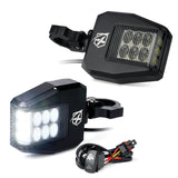 UTV Anti-Glare Side Mirrors with LED Spot Lights | Destiny Series |  R1 Industries | XPRITE.