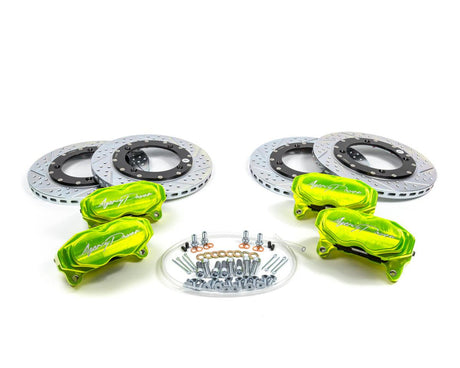 Big Brake Kit Front and Rear Monster Green Can-Am Maverick X3 Turbo - R1 Industries