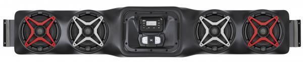 Photo of Ranger, Rhino, Viking, Teryx 4, 4-Speaker Overhead Weather Proof Sound Bar by SSV Works - Premium Audio for UTVs / Side by Sides