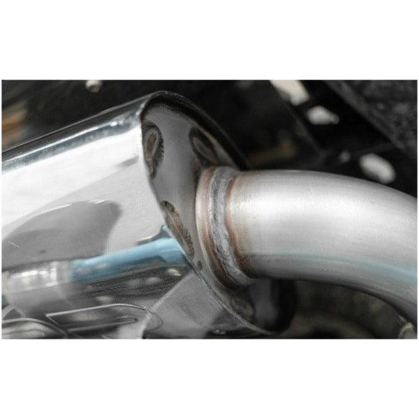 MBRP 2.5″ Performance Series Chamber Oval Turbo Back Exhaust C/F Tip 2017-2022 Can-Am Maverick X3, Turbo/Turbo R/Turbo RR - R1 Industries