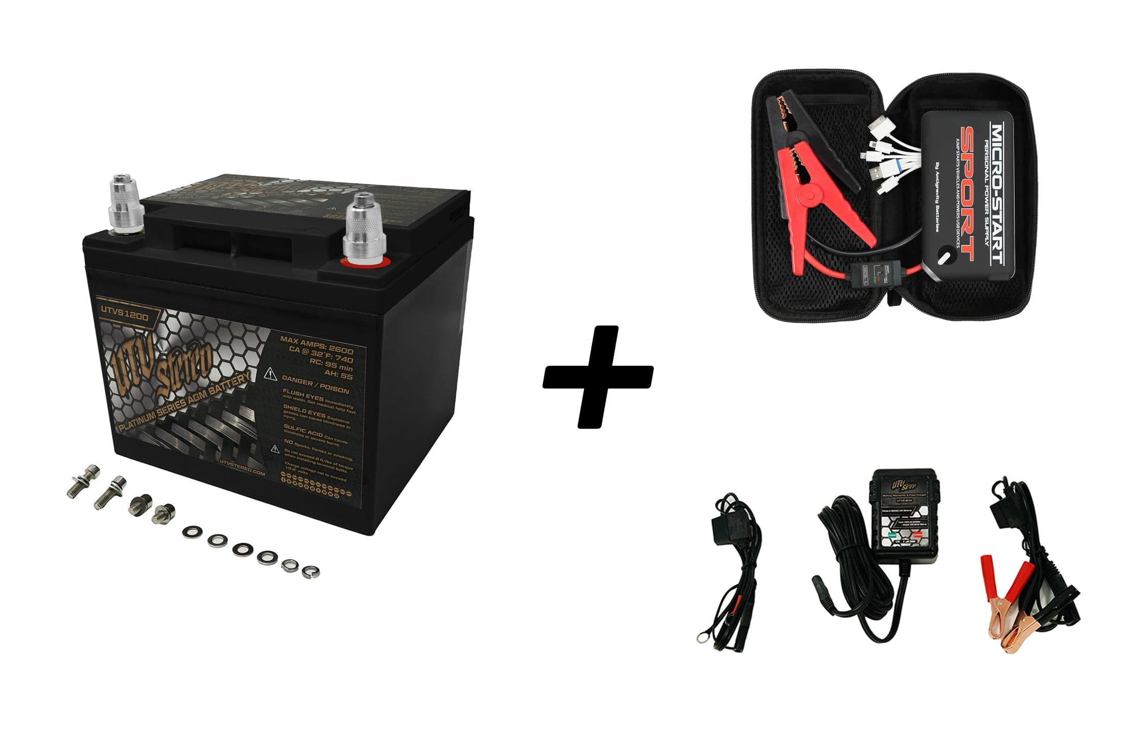 Photo of Platinum Series AGM 1200 Battery by UTV Stereo - Premium Batteries for UTVs / Side by Sides