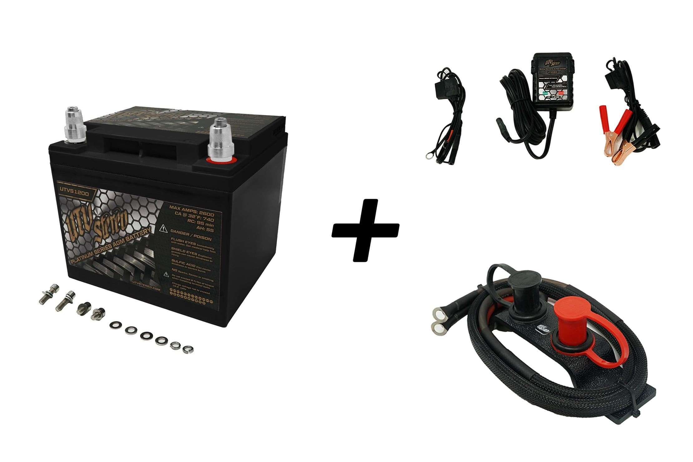 Photo of Platinum Series AGM 1200 Battery by UTV Stereo - Premium Batteries for UTVs / Side by Sides