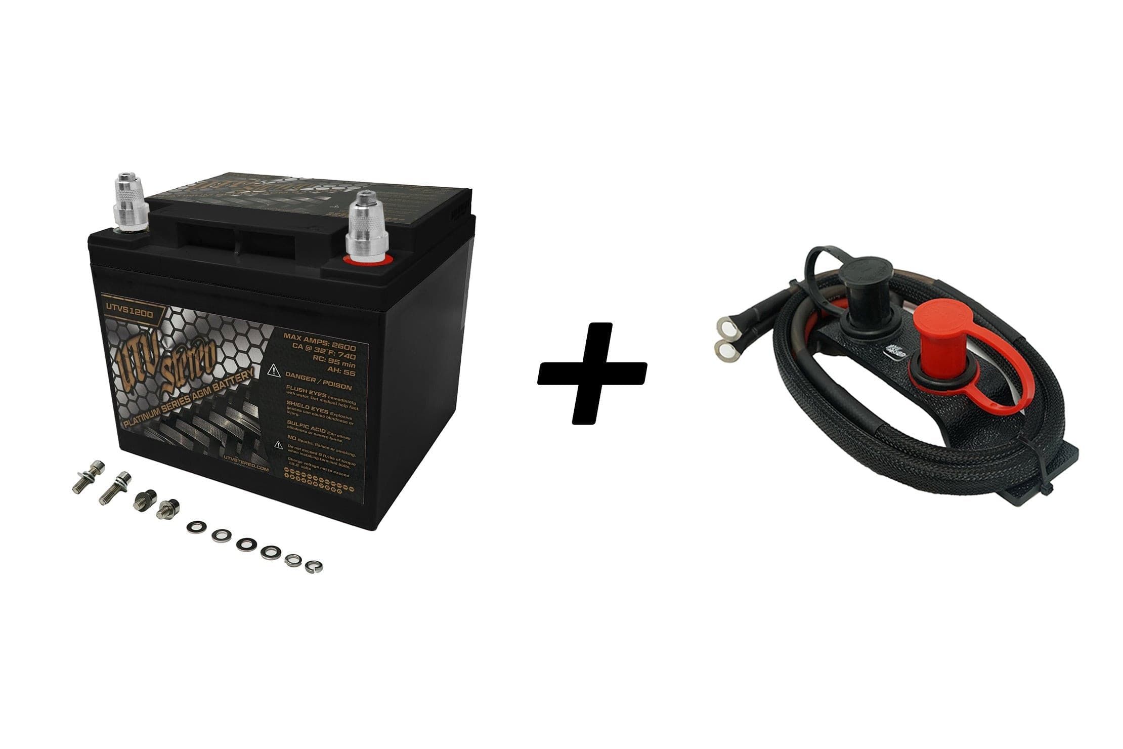 Photo of Platinum Series AGM 1200 Battery by UTV Stereo - Premium Batteries for UTVs / Side by Sides
