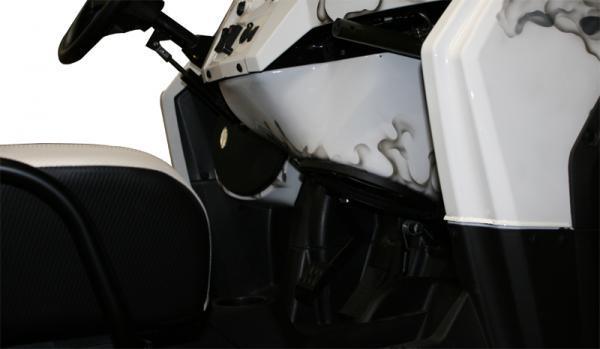Photo of Polaris RZR Gen 1-3 Under Dash Weather Proof Sub Box with Amplified 10" by SSV Works - Premium Audio for UTVs / Side by Sides