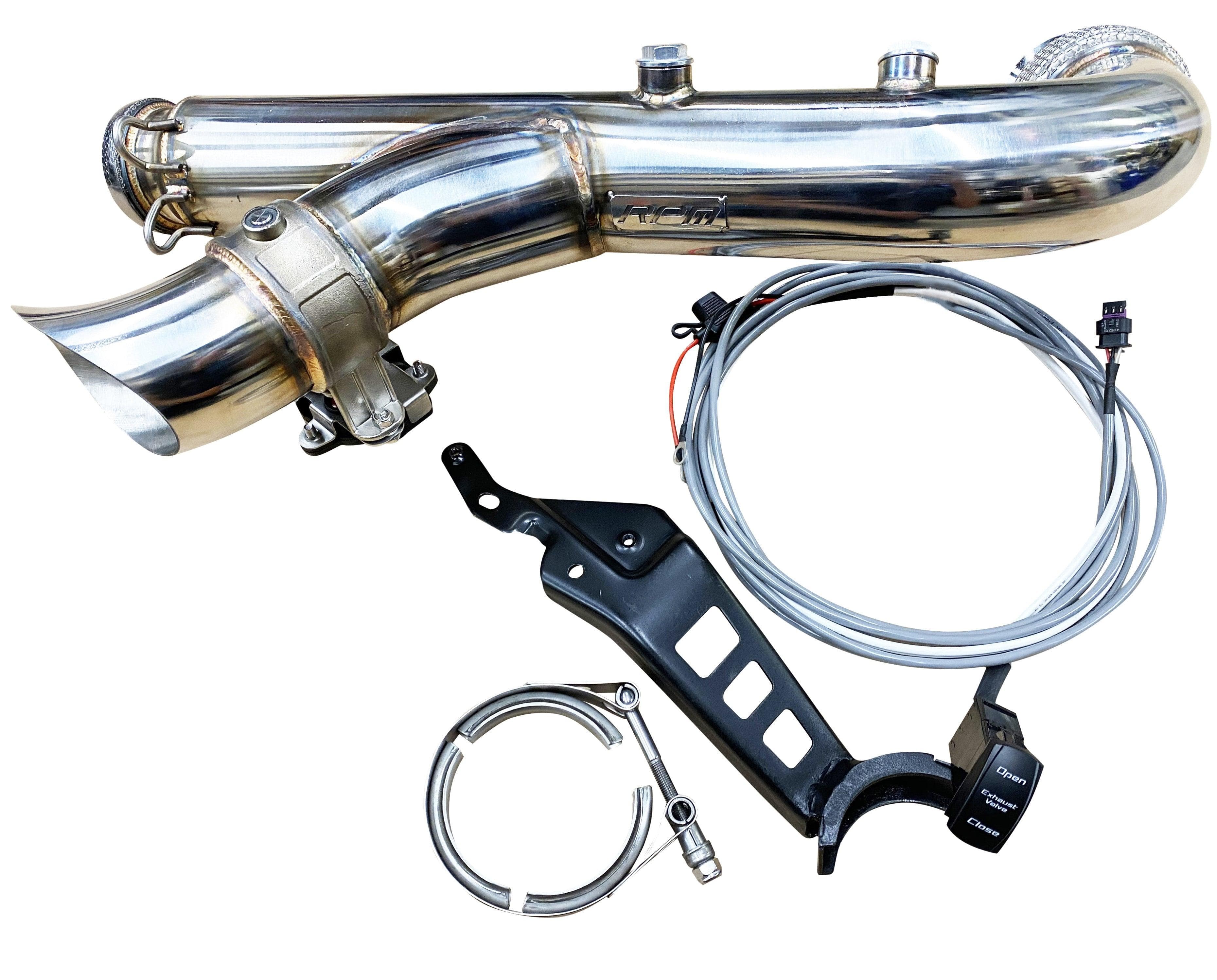 Photo of Can-Am Maverick X3 RPM SxS E-Valve 3" Electronic Dump Valve Exhaust / Mid Pipe by RPM SXS - Premium Exhaust Systems & Components for UTVs / Side by Sides
