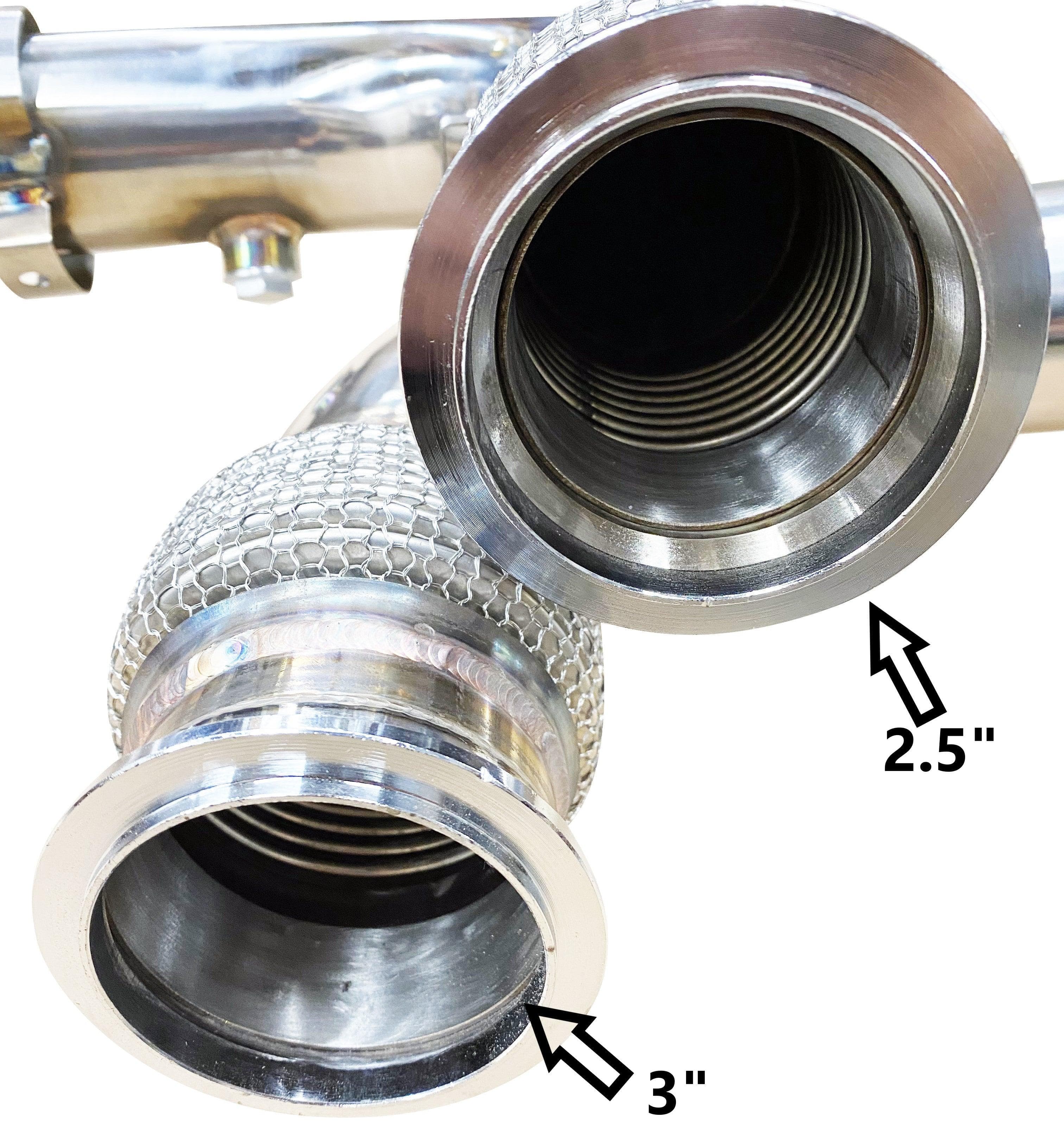 Photo of Can-Am Maverick X3 RPM SxS E-Valve 3" Electronic Dump Valve Exhaust / Mid Pipe by RPM SXS - Premium Exhaust Systems & Components for UTVs / Side by Sides