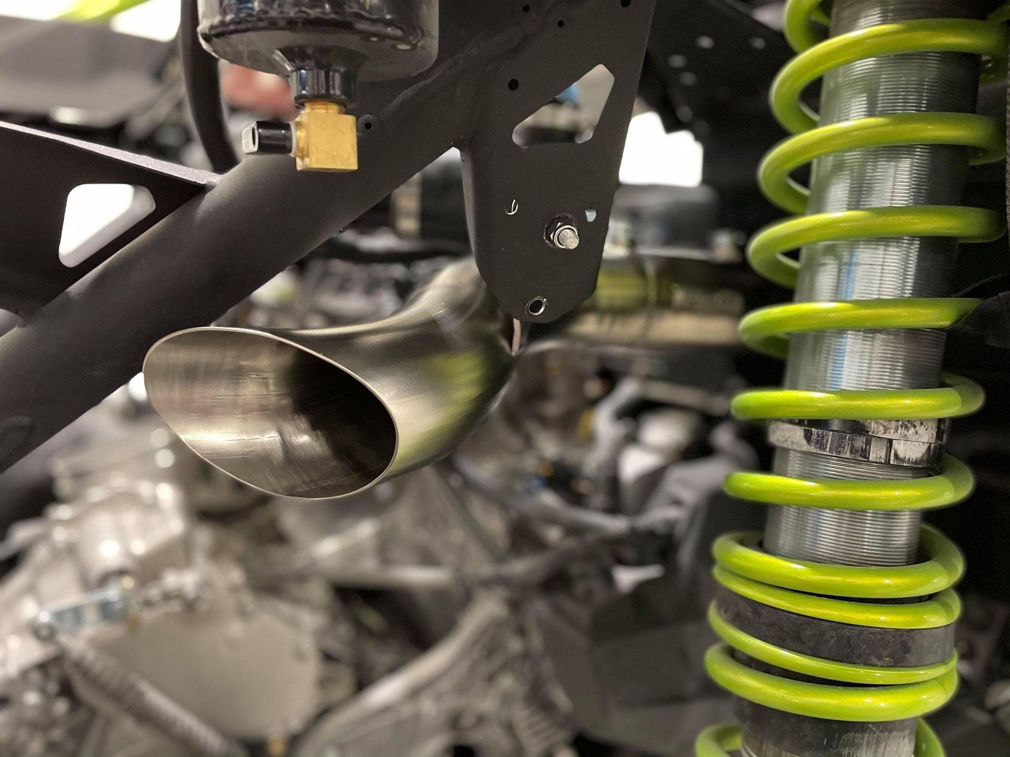 Photo of Turbo Back 3" Full Race / Drag Pipe With Muffler - Can Am X3 by RPM SXS - Premium Exhaust Systems & Components for UTVs / Side by Sides