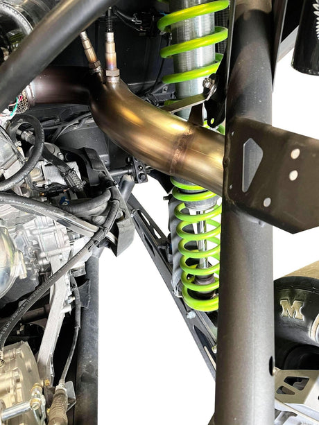 Can Am X3 Turbo Back 3" Full Race / Drag Pipe With Muffler - R1 Industries