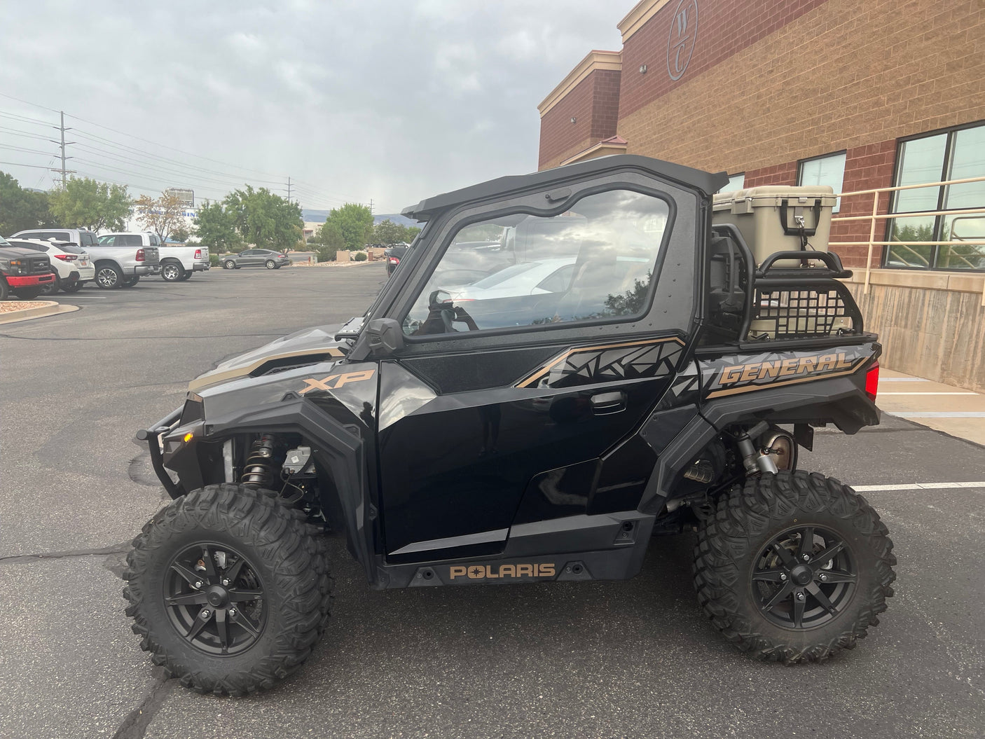Photo of POLARIS GENERAL 2-SEAT Cab Enclosure "THE VAULT" 2016+ Upper Side Doors & Panels (Patent Pending) by DWA - Premium Cab Enclosures for UTVs / Side by Sides