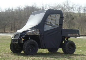 Polaris Mid-Size Ranger 2-Passenger (2009-2014) - Full Cab Enclosure with Vinyl Windshield