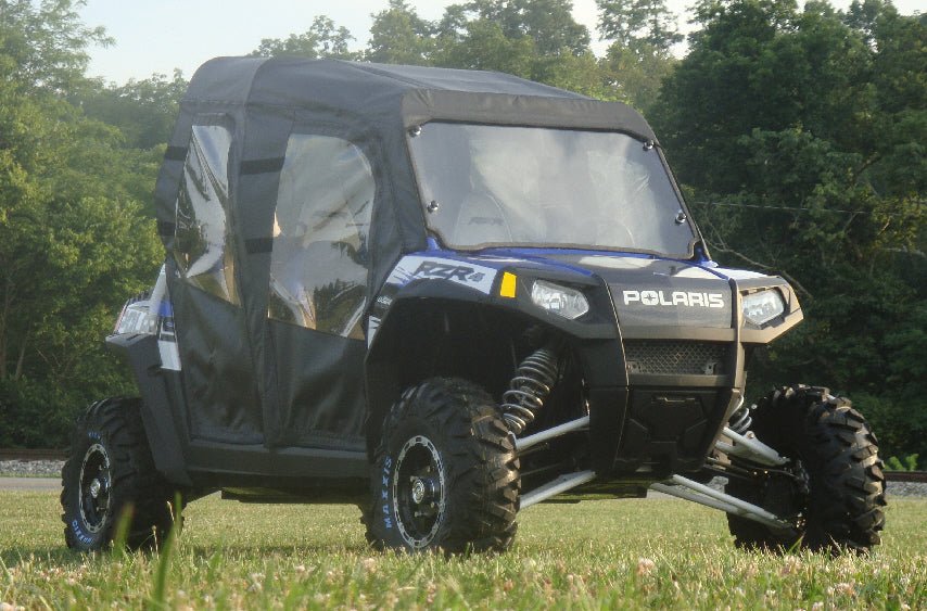 Photo of Polaris RZR 4-Seater - Soft Doors/Top Combo by 3 Star UTV - Premium Windshields for UTVs / Side by Sides