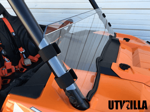 Polaris RZR 900, 1000, Turbo Polycarbonate Half Windshield (2014-2018) - R1 Industries