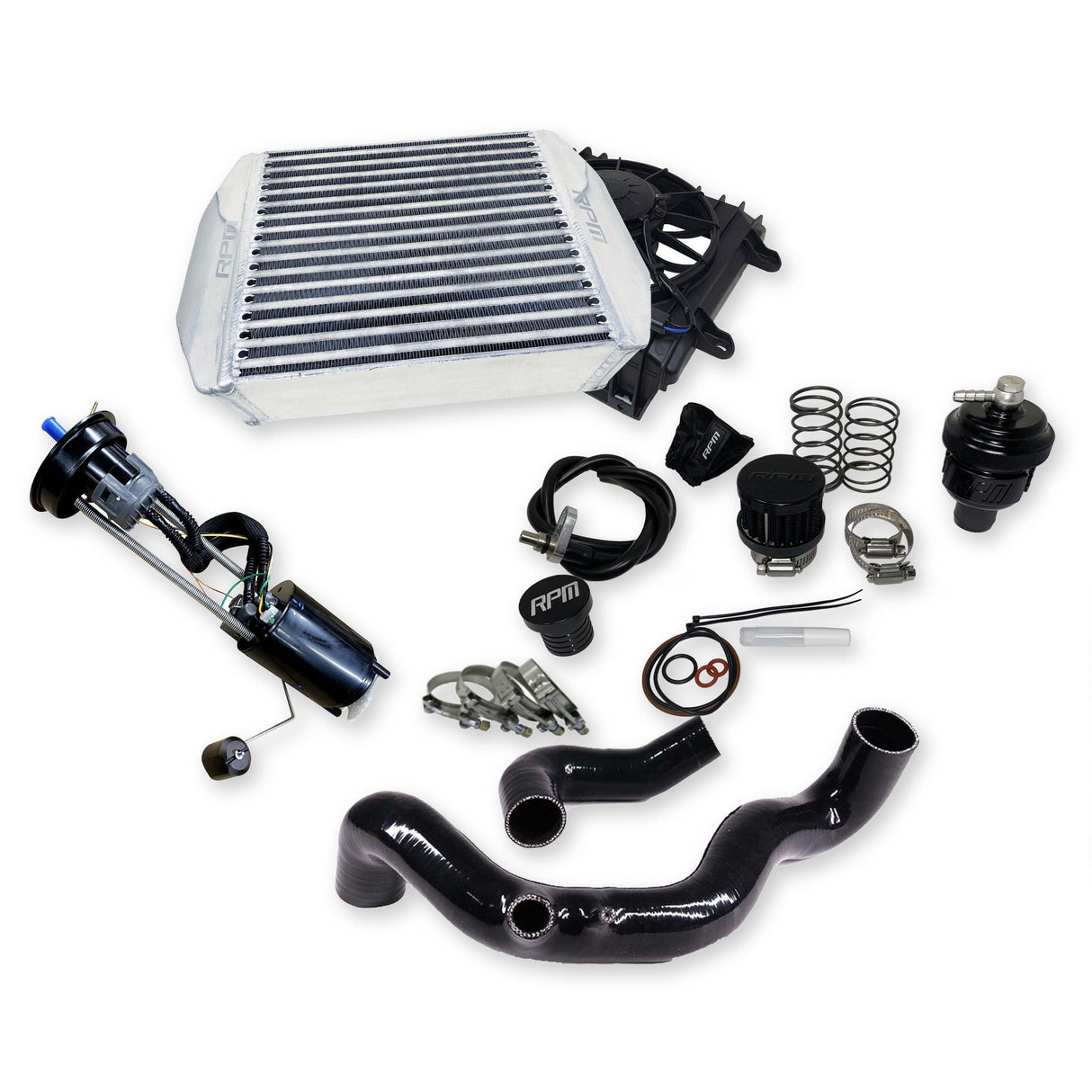 2020-2023 X3 120HP to 190+HP Big Core Intercooler Upgrade Kit + Fan, Silicone, & BOV - R1 Industries
