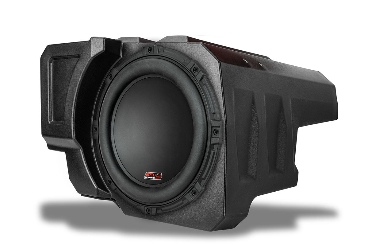 Photo of 2020-2024 Polaris RZR Pro 4 Rear-Seat 10in Subwoofer-Enclosure by SSV Works - Premium Audio for UTVs / Side by Sides