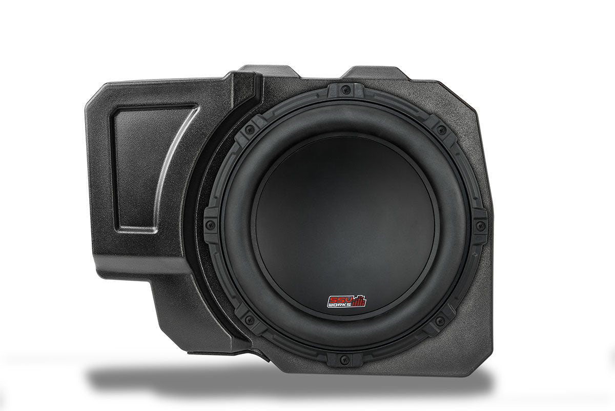 Photo of 2020-2024 Polaris RZR Pro 4 Rear-Seat 10in Subwoofer-Enclosure by SSV Works - Premium Audio for UTVs / Side by Sides