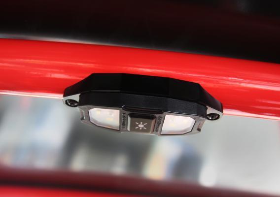 Photo of Dome Light with Billet Mount for 1.75” Tube by SSV Works - Premium Mounts for UTVs / Side by Sides