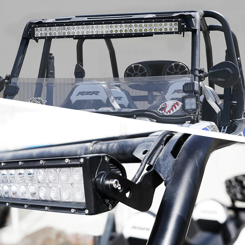 Polaris RZR Cage Light Bar Mounting Bracket