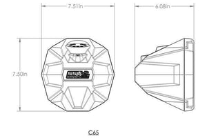 Polaris General 6.5" Cage Mount Pods (2016-2022) - R1 Industries