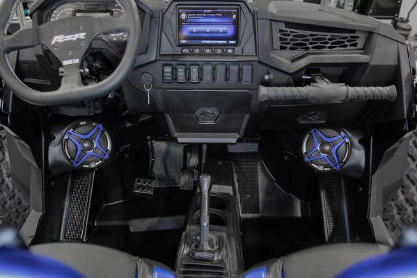 Polaris RZR 2-Speaker Plug-&-Play System for Ride Command (2019-2022) - R1 Industries