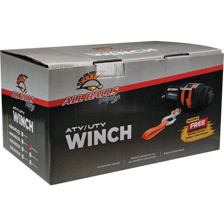 Photo of 3500 LB Synthetic Rope Winch (4 Bolt) by All Balls Racing - Premium Winches & Winch Mounts for UTVs / Side by Sides