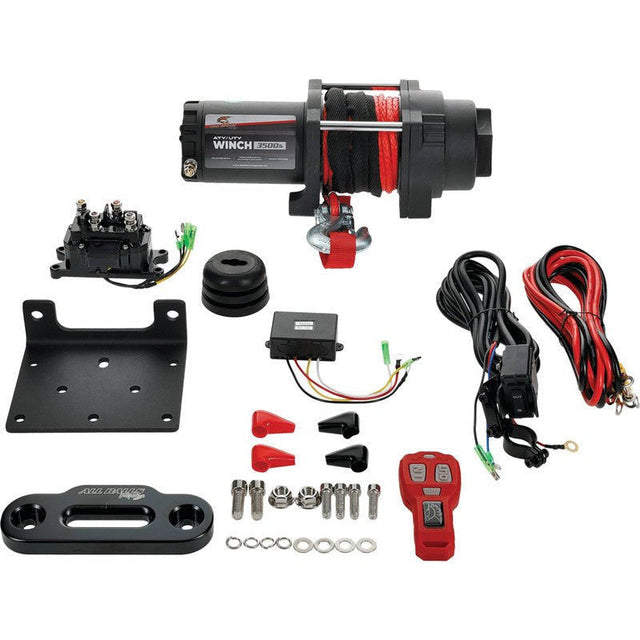 Photo of 3500 LB Synthetic Rope Winch (4 Bolt) by All Balls Racing - Premium Winches & Winch Mounts for UTVs / Side by Sides
