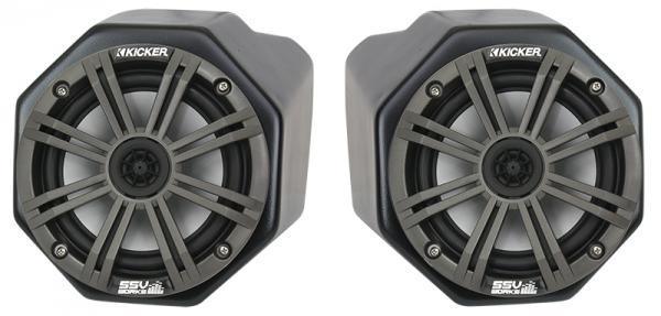 Photo of Kicker 3-Speaker Plug-&-Play System for Ride Command - Polaris General (2016-2020) by SSV Works - Premium Audio for UTVs / Side by Sides