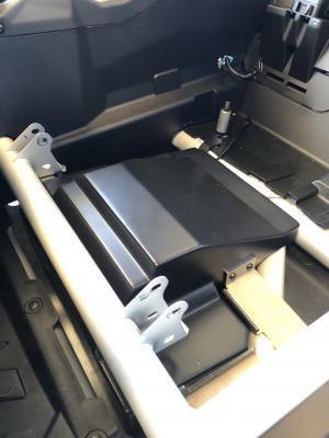 Photo of Can-Am Maverick X3 Underseat Driverside 10in Subwoofer (2017-2023) by SSV Works - Premium Audio for UTVs / Side by Sides