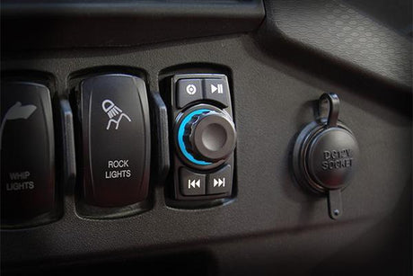 Universal Bluetooth Rocker-Switch Audio-System with 200-Watt Amplifier - R1 Industries