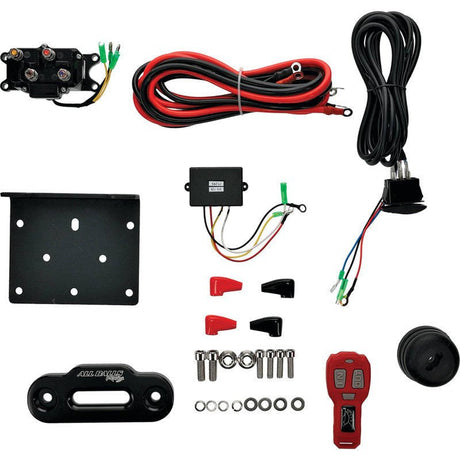 Photo of 4500 LB Synthetic Rope Winch (4 Bolt) by All Balls Racing - Premium Winches & Winch Mounts for UTVs / Side by Sides