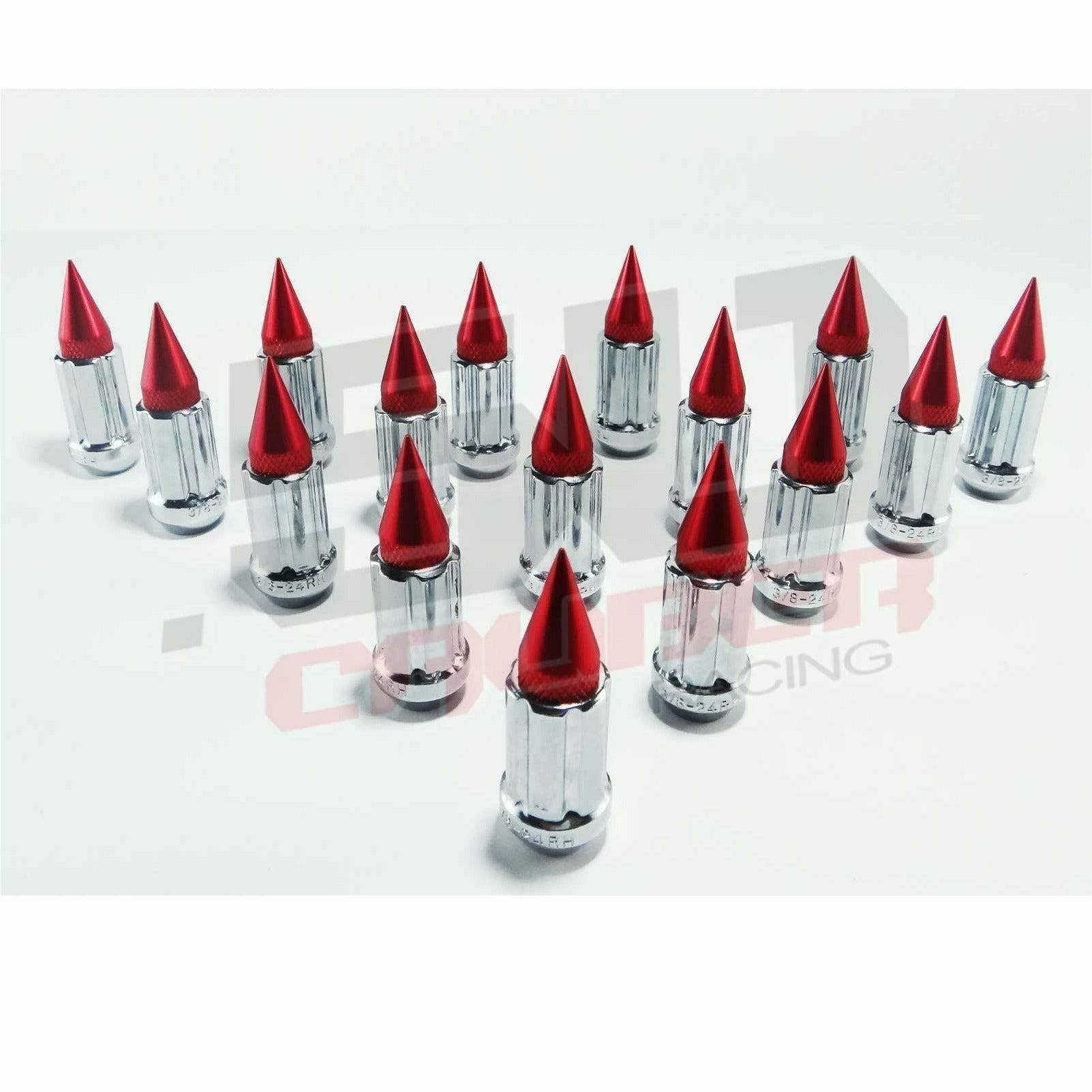 Photo of 12 x 1.25 mm Spiked Lug Nuts (16 Pack) by 50 Caliber Racing - Premium Lug Nuts & Studs for UTVs / Side by Sides