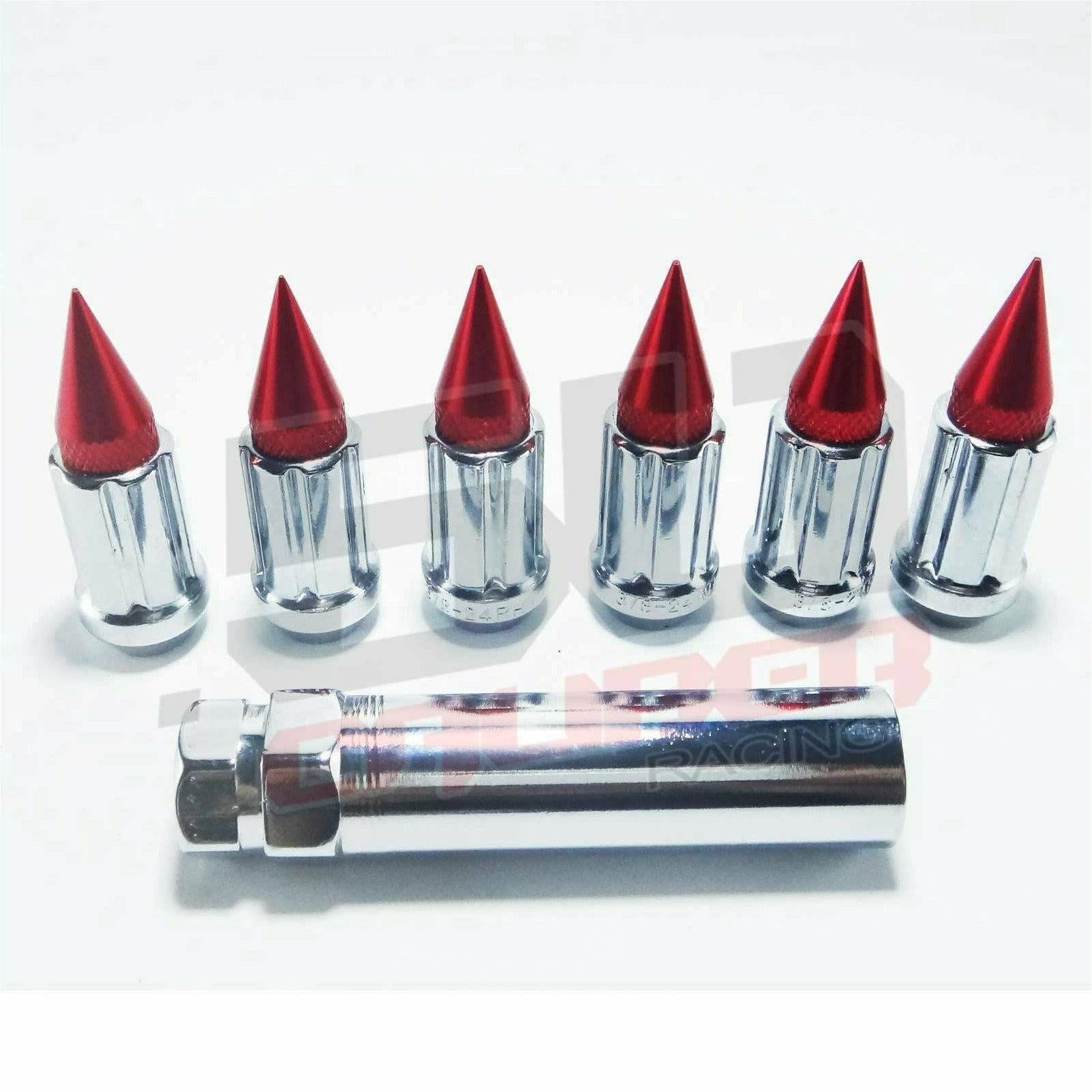 Photo of 12 x 1.25 mm Spiked Lug Nuts (16 Pack) by 50 Caliber Racing - Premium Lug Nuts & Studs for UTVs / Side by Sides