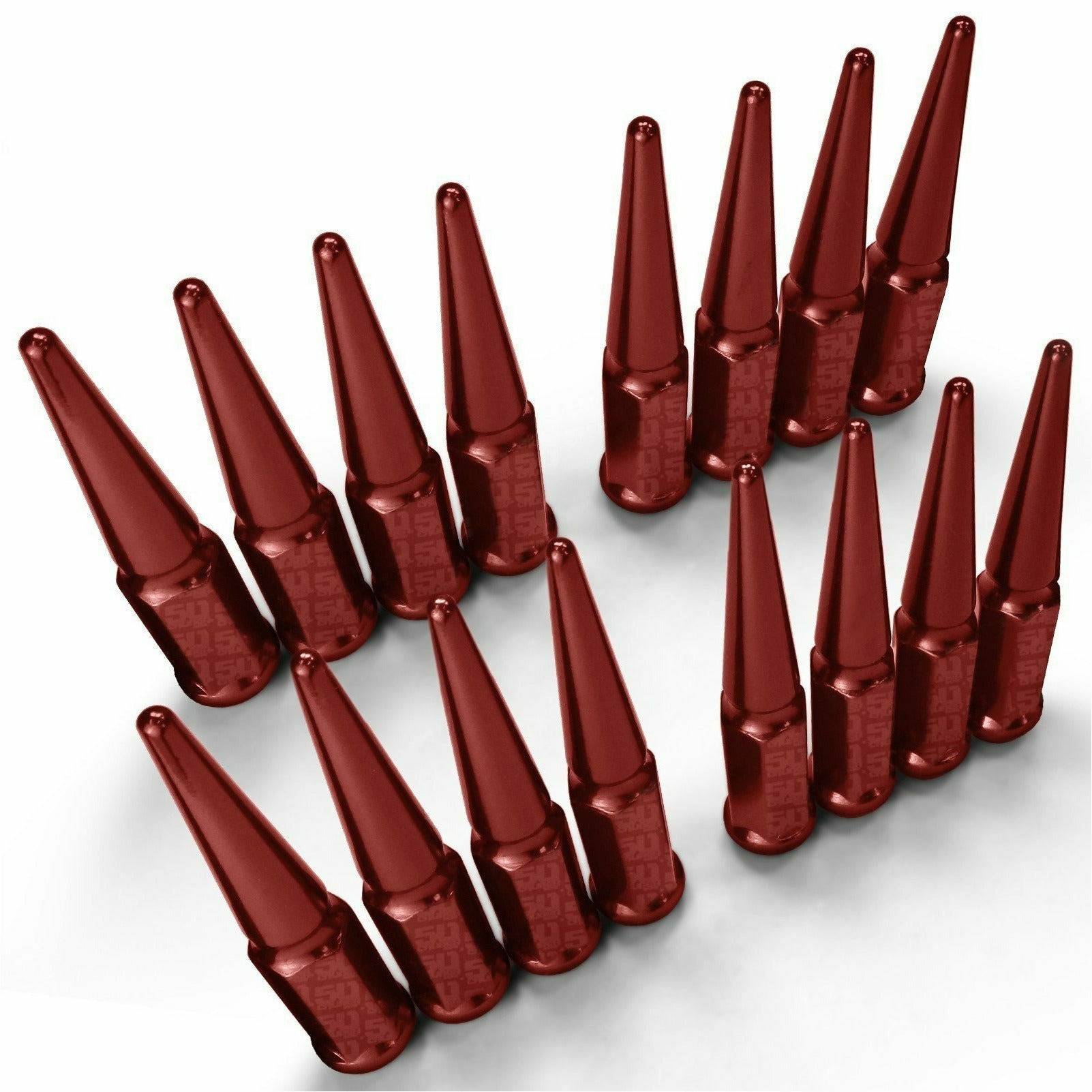 Photo of 3/8-24 Extended Spike Lug Nuts by 50 Caliber Racing - Premium Lug Nuts & Studs for UTVs / Side by Sides