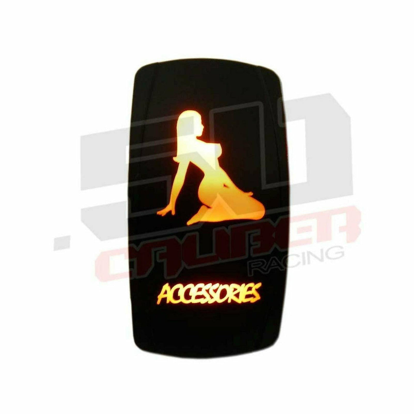 Photo of "Accessories" Waterproof Rocker Switch by 50 Caliber Racing - Premium Rocker Switches for UTVs / Side by Sides