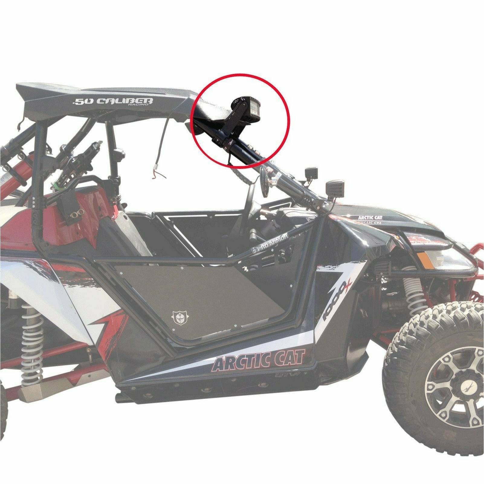Photo of Arctic Cat Wildcat Light Bar Mounting Brackets by 50 Caliber Racing - Premium Light Bars for UTVs / Side by Sides