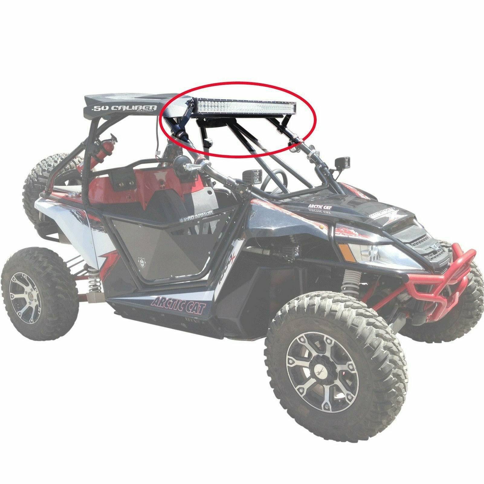 Photo of Arctic Cat Wildcat Light Bar Mounting Brackets by 50 Caliber Racing - Premium Light Bars for UTVs / Side by Sides