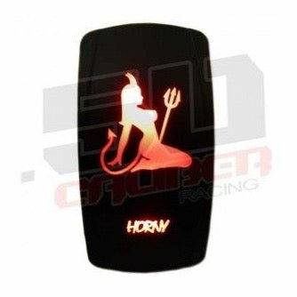 Photo of "Horny" Waterproof Rocker Switch by 50 Caliber Racing - Premium Rocker Switches for UTVs / Side by Sides