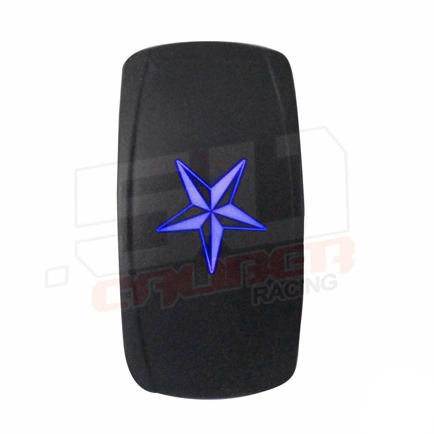 Photo of "Nautical Star" Waterproof Rocker Switch by 50 Caliber Racing - Premium Rocker Switches for UTVs / Side by Sides