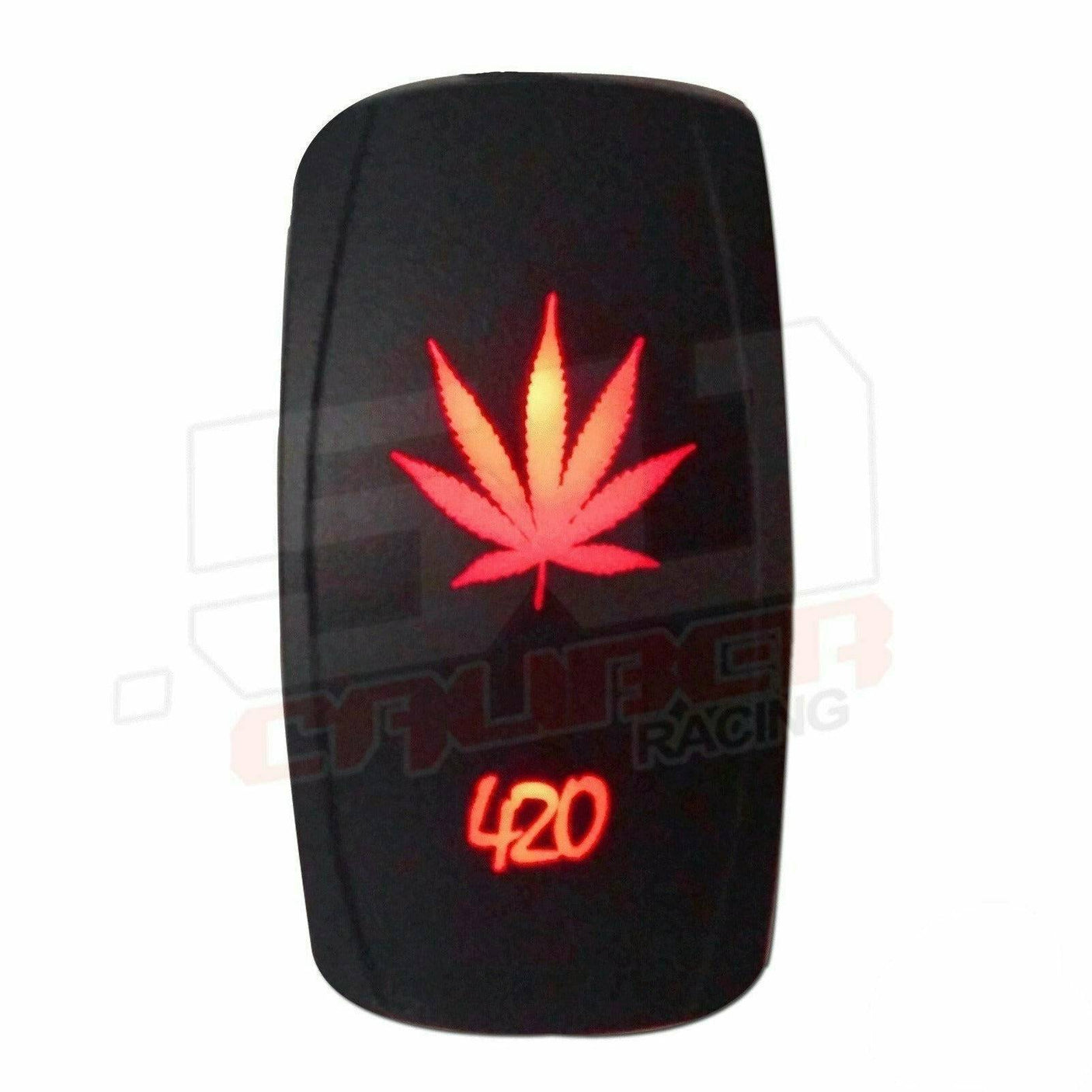 Photo of "420" Waterproof Rocker Switch by 50 Caliber Racing - Premium Rocker Switches for UTVs / Side by Sides