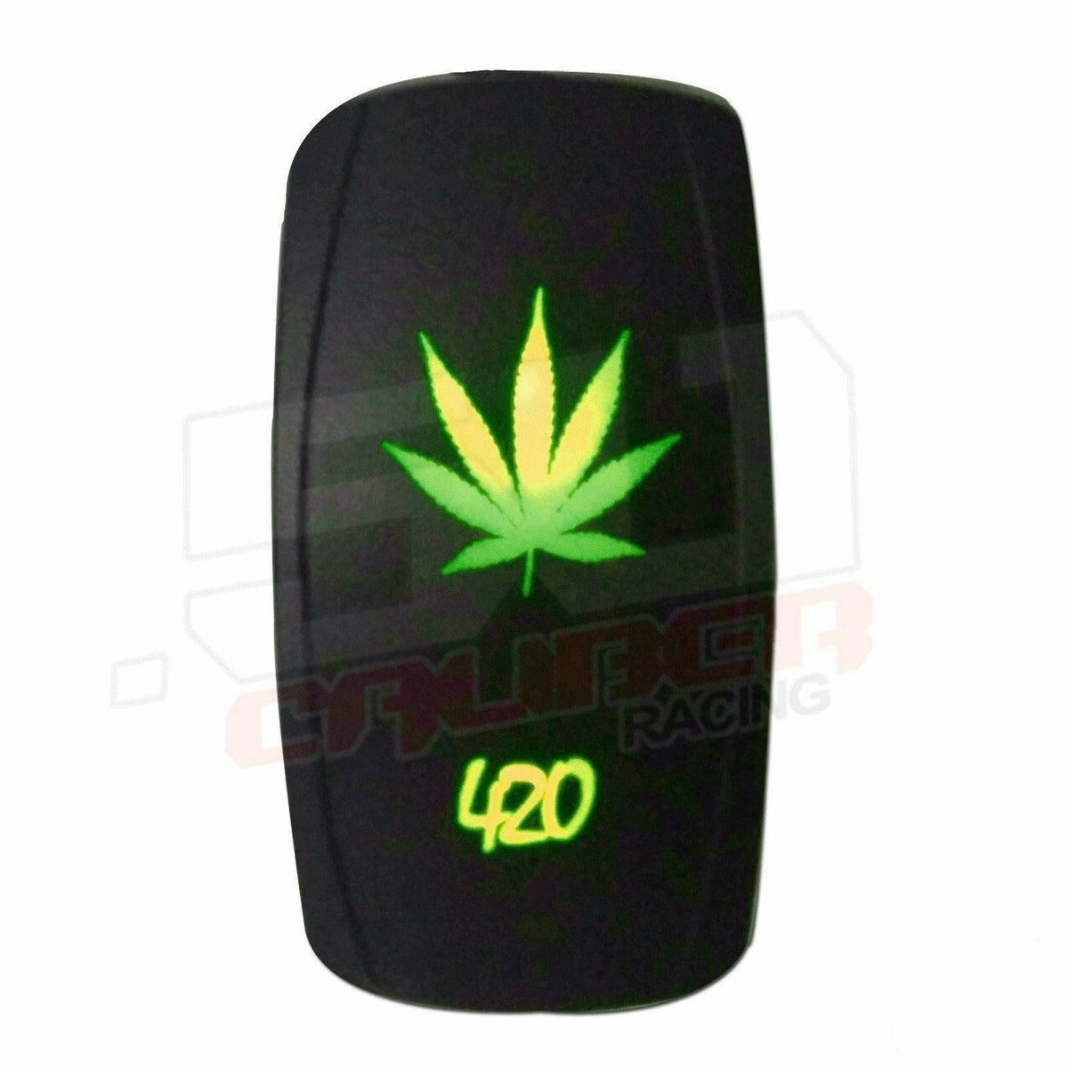 Photo of "420" Waterproof Rocker Switch by 50 Caliber Racing - Premium Rocker Switches for UTVs / Side by Sides