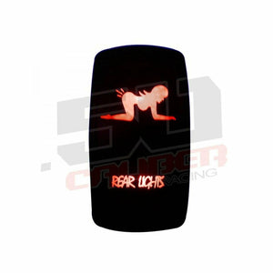 "Rear Lights" Waterproof Rocker Switch