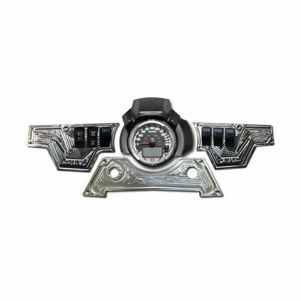 Photo of Polaris RZR XP 1000 3 Piece Dash Panel by 50 Caliber Racing - Premium Rocker Switches for UTVs / Side by Sides