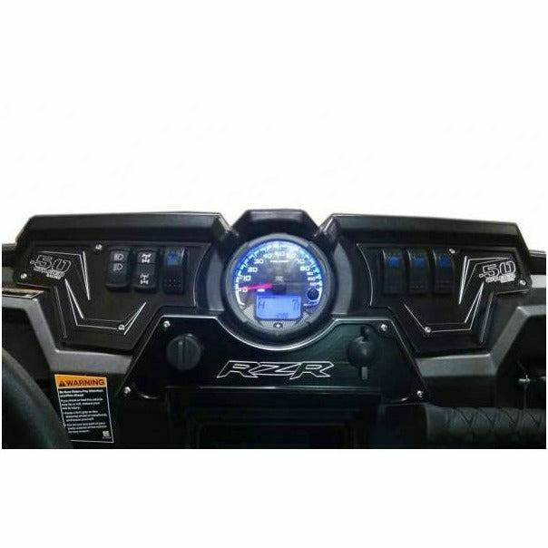 Photo of Polaris RZR XP 1000 3 Piece Dash Panel by 50 Caliber Racing - Premium Rocker Switches for UTVs / Side by Sides