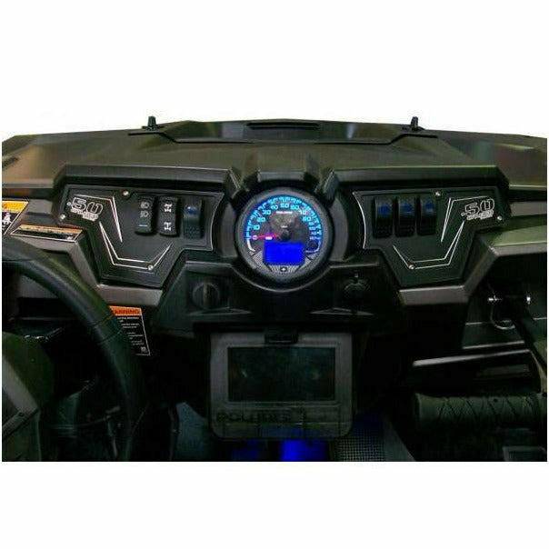 Photo of Polaris RZR XP 1000 6 Switch Dash Panel by 50 Caliber Racing - Premium Rocker Switches for UTVs / Side by Sides
