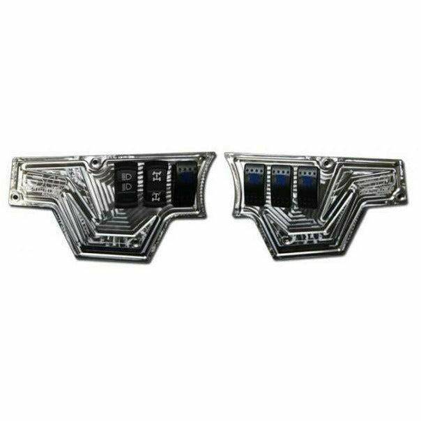 Photo of Polaris RZR XP 1000 6 Switch Dash Panel by 50 Caliber Racing - Premium Rocker Switches for UTVs / Side by Sides
