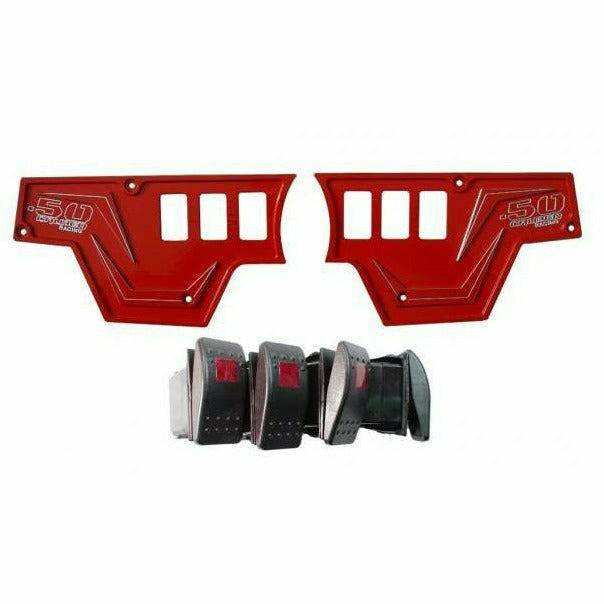 Photo of Polaris RZR XP 1000 6 Switch Dash Panel by 50 Caliber Racing - Premium Rocker Switches for UTVs / Side by Sides