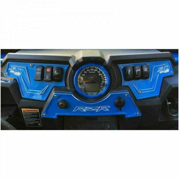 Photo of Polaris RZR XP 1000 6 Switch Dash Panel by 50 Caliber Racing - Premium Rocker Switches for UTVs / Side by Sides