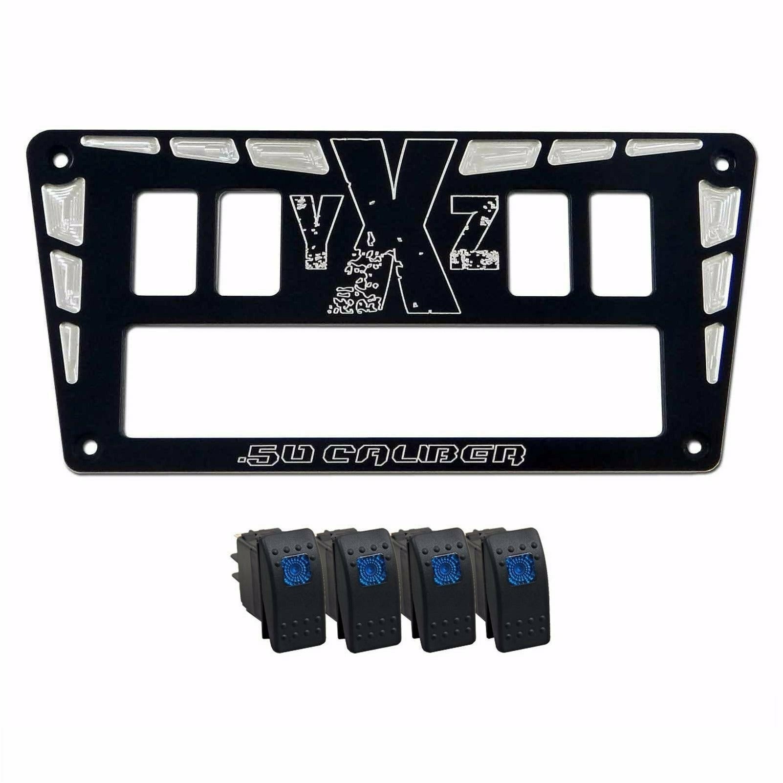Photo of Yamaha YXZ 1000R 4 Switch Dash Panel by 50 Caliber Racing - Premium Dash Accessories for UTVs / Side by Sides