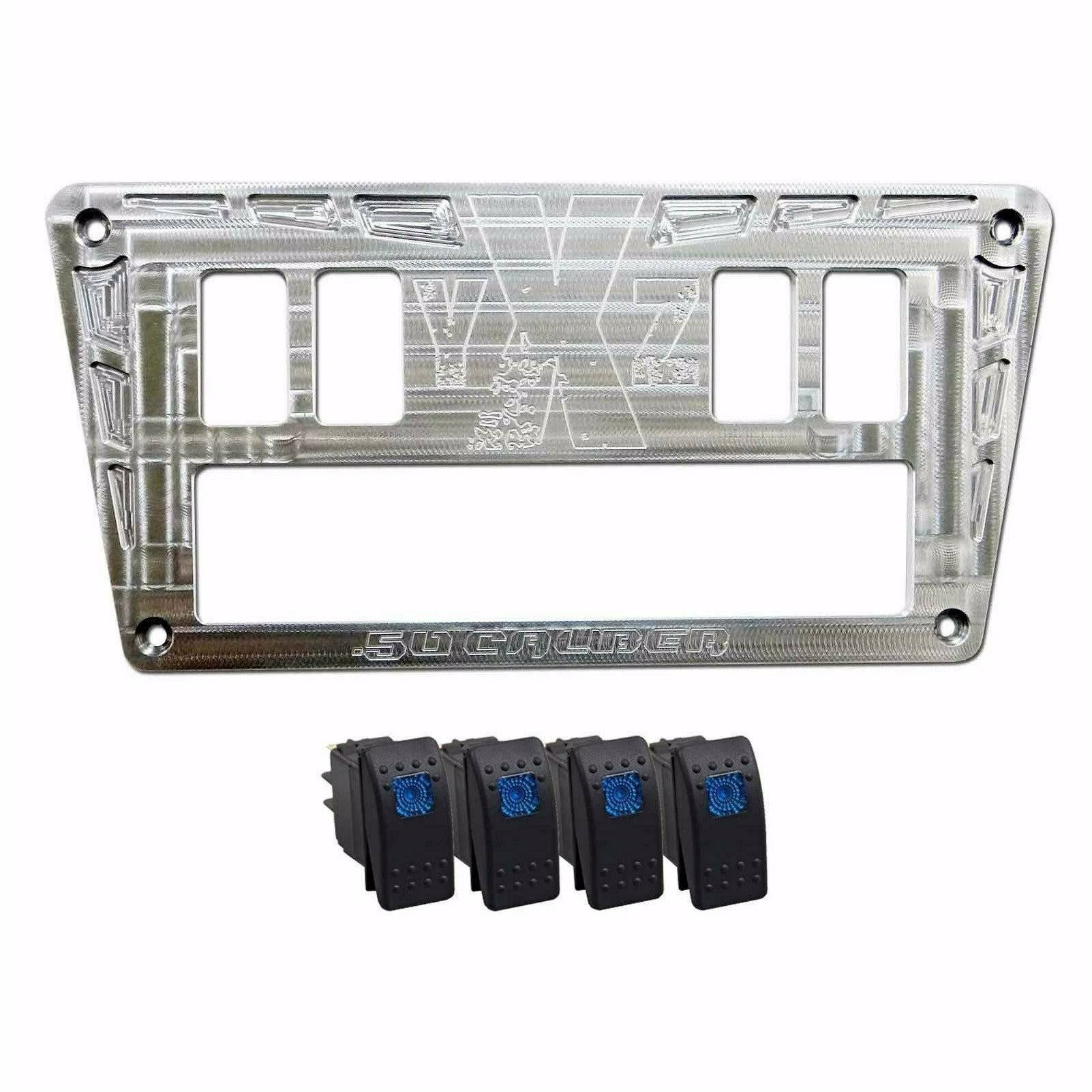 Photo of Yamaha YXZ 1000R 4 Switch Dash Panel by 50 Caliber Racing - Premium Dash Accessories for UTVs / Side by Sides