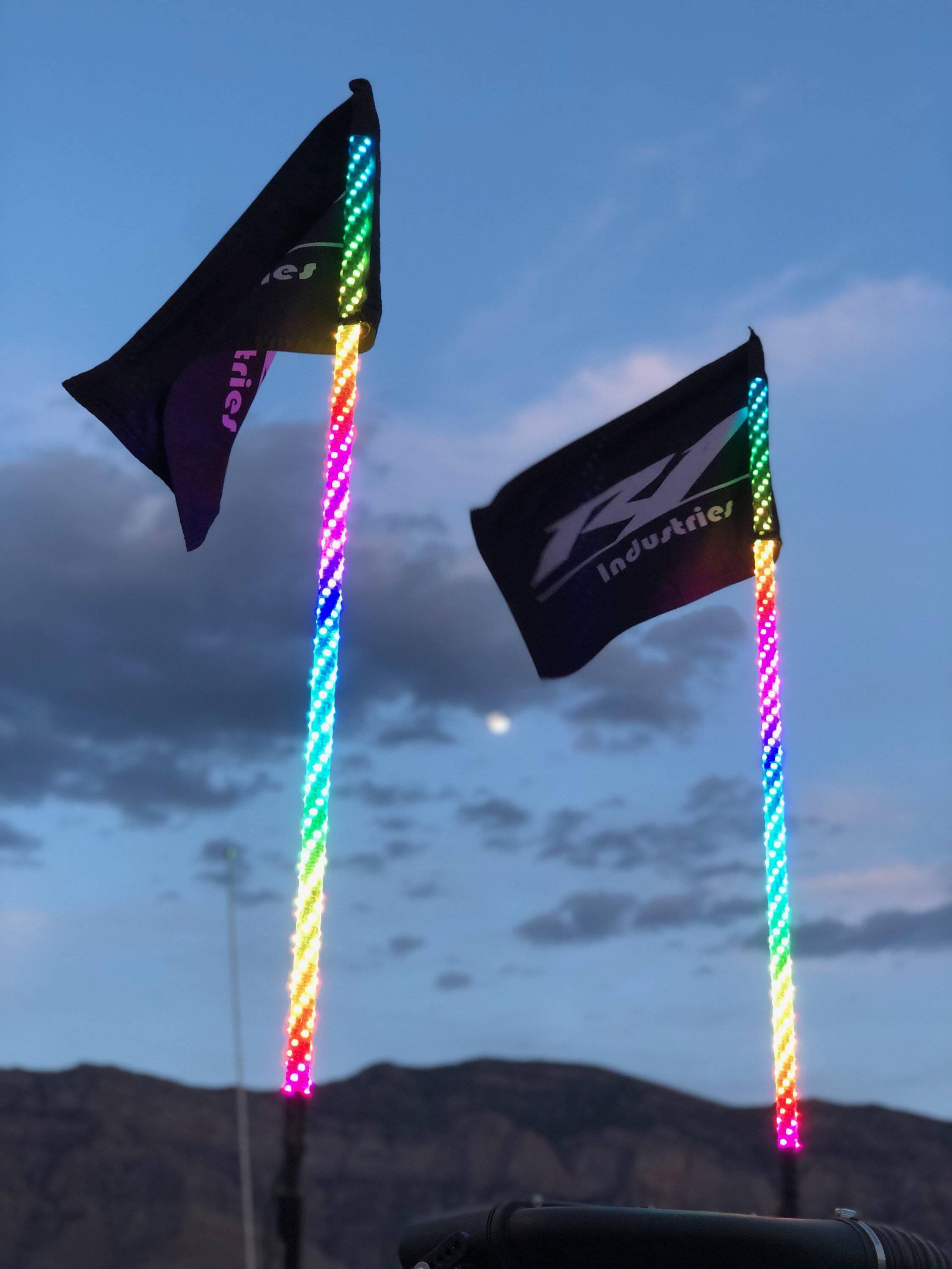 Photo of Remote 4-Foot Wildcat Extreme LED Light Whip (Gen 4 Single) by R1 Industries - Premium LED Light Whips & Rock Lights for UTVs / Side by Sides