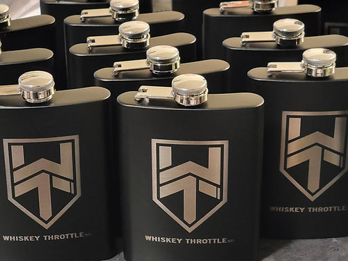 Whiskey Throttle Flask |  R1 Industries | Whiskey Throttle.